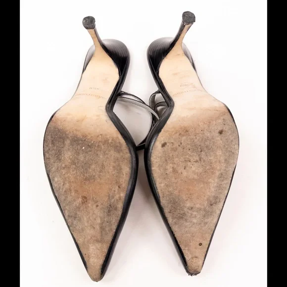 Max Mara Studio D'Orsay Leather Pumps - Picture 6 of 7